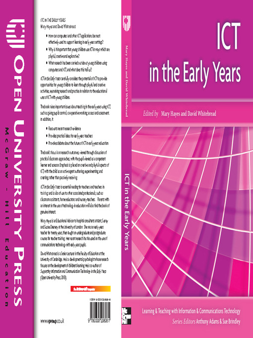 Title details for Ict in the Early Years by Mary Hayes - Wait list